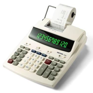 Imagem de Victor Calculadora de impressão térmica 1226, visor de 12 dígitos, velocidade de impressão de 8,0 LPS, branco