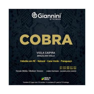 Imagem de Encordoamento giannini gesvm viola cobra prateado media