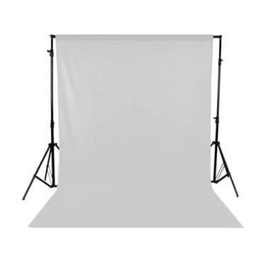 Imagem de Fundo Fotográfico Infinito 3,00x1,85 Verde Chroma Key Tecido(Branco)