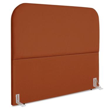 Imagem de Cabeceira Queen 160 Cm Com Frame Alana Suede Terracota Artte Terracota