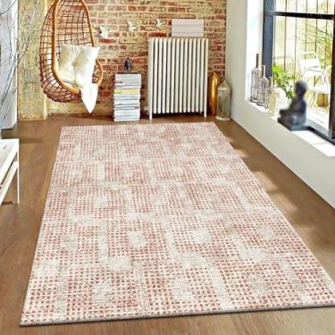 Imagem de Tapete de pátio para jardim exterior, tapete de campismo dobrável portátil resistente a raios UV antiderrapante tapete exterior terraço muito resistente para Caravana, varanda, alpendre B 100 x 200 cm