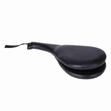 Imagem de Cryfokt Almofada de Chute Durável para Taekwondo, Alvo para Prática de Treinamento, Com Pulseira Adequada para Entusiastas de Artes Marciais, Material de Couro PU