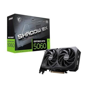 Imagem de Placa de Vídeo MSI GeForce RTX 5060 Shadow 2X OC 8GB GDDR6