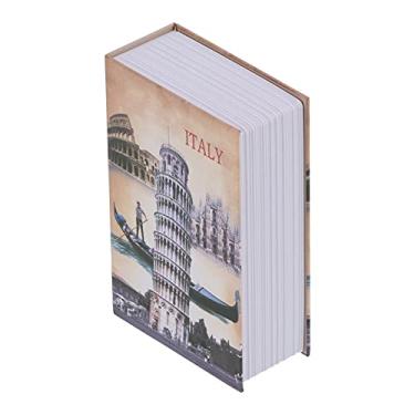 Imagem de AYNEFY Cofre para Livros Com Senha, Mini Cofre para Objetos de Valor, Tanque Interno de Aço Inoxidável, Capa de Texturizado, Boa Ocultação, Adequado para Cartões e Joias