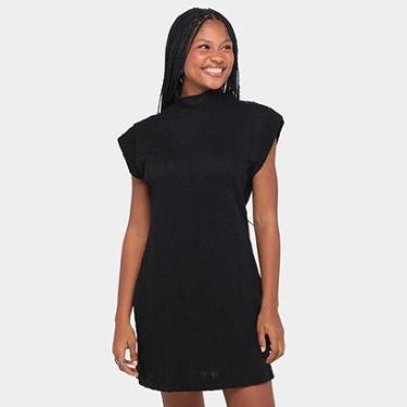 Imagem de Vestido Curto Morena Rosa Gola Alta Feminino-Feminino