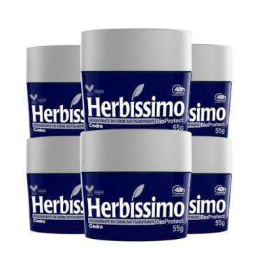 Imagem de Kit 6 unid. Desodorante Creme Herbíssimo 55g