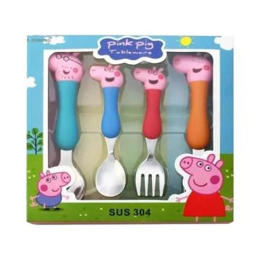 Imagem de Brinquedo De Ação Peppa Pig Com Talheres (Garfo E Colher) - George, Pa