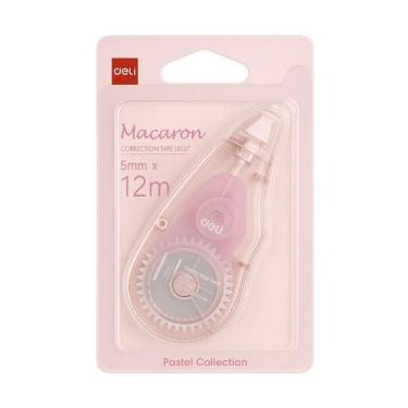 Imagem de Corretivo em fita Macaron 5mm x 12 metros cor Rosa Pastel Deli