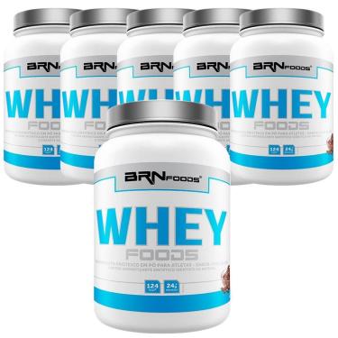 Imagem de KIT ATACADO: 6x Whey Protein Foods 900g-Unissex