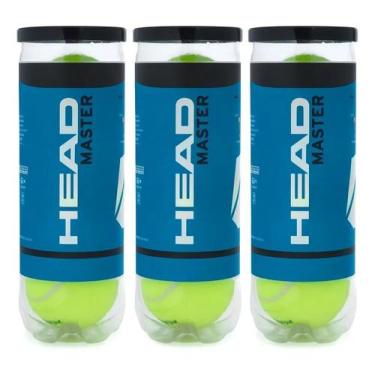 Imagem de Bola De Tênis Head Master Pack Com 3 Tubos