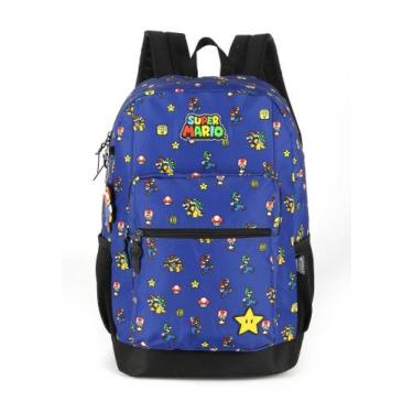 Imagem de Mochila Escolar Juvenil Feminina Masculino Super Mário - Luxc - Luxcel
