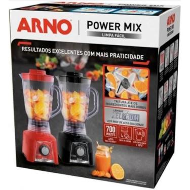 Imagem de Liquidificador Arno Power Mix 700W Lq34 Vermelho 127V, 110V, Vermelho