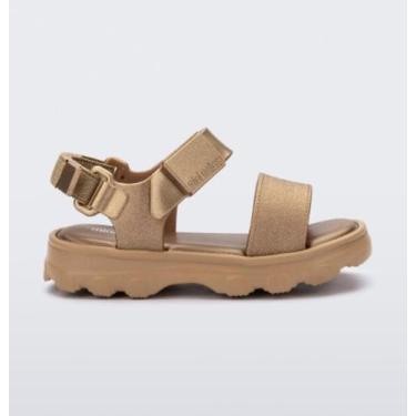 Imagem de Mini Melissa Sandália Kick Off Sandal Baby, Dourado, 26