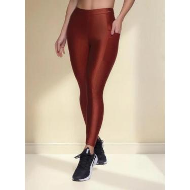 Imagem de Calça legging fitness terracota selene sport tamanho:p, P