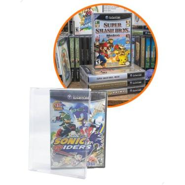 Imagem de KIT 5 Protetor para DVD Caixa Protetora Jogo Gamecube (GAMES-20) - BAU