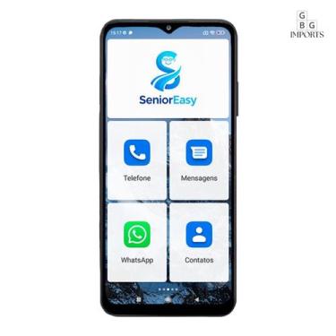 Imagem de Celular para Idoso Senior Easy 128gb 4gb com TV Streaming - SeniorEasy