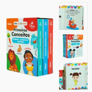 Imagem de Livro - Box Disney Baby Primeiros Conceitos - Animais, Alimentos e Sen