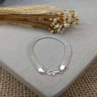 Imagem de Pulseira Feminina Trama 2 Prata 925