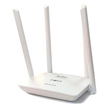 Imagem de Roteador Inova 300 Mbps Branco Rou 6011 Wifi 4 Ant 110/220V