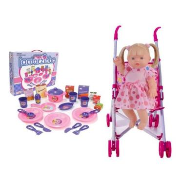 Roupinha Para Boneca Barbie Kit Com 5 Peças de Roupa Vestidos Conjuntos  Saias Acessórios Para Boneca KIT8 : : Brinquedos e Jogos