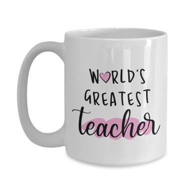 Imagem de Caneca de troféu Greatest Teacher - World's Greatest Teacher - Caneca de café de 445 ml