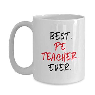 Imagem de Caneca de professor de PE - Presentes para professor de PE - Caneca de café de 425 g