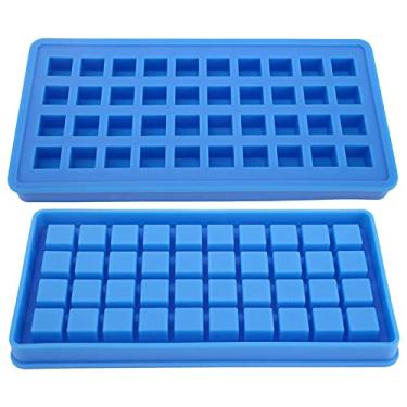 Imagem de Forma de cubos de gelo, cubos de gelo 40 grades de cubos de gelo multiuso para bar para cafeteria para hotel para casa (azul celeste)