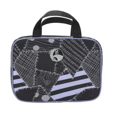 Imagem de Bioworld Nightmare Before Christmas Jack & Sally Bolsa de Higiene Pessoal Pendurada, Multicolorido., OSFA, Viagens