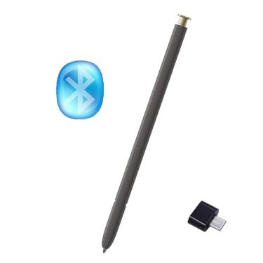 Imagem de Generic Caneta Stylus Galaxy S24 Ultra Stylus com Bluetooth para Samsung Galaxy S24 Ultra 5G Stylus de substituição para Samsung Galaxy S24 Ultra S Pen (amarelo dourado) conversor tipo C