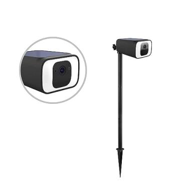 Imagem de HOLACA Estaca de aterramento e capa de silicone à prova de intempéries para Eufy SoloCam S40/S230 apenas, adequada para estaca em solo macio