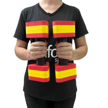 Imagem de Genérico, Par de Halteres Hidroginástica Em EVA 1 A 2 Kg DF4011-VM Vermelho/Amarelo Dafoca Sports