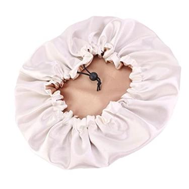 Imagem de oshhni Gorro de cetim para mulheres, Caqui, Diameter 36cm Adjustable