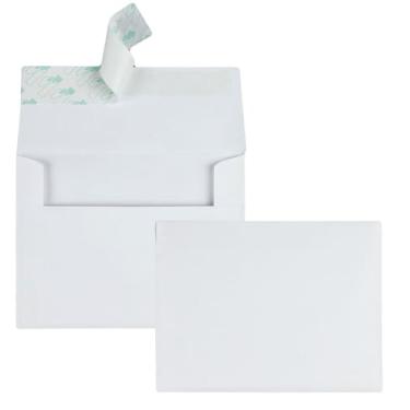Imagem de Quality Park Envelopes de convite A2 com fecho autovedante, 11 cm x 14 cm, 10,9 kg, envelopes de tamanho dobrado, ideais para convites, fotos, anúncios e cartões comemorativos, 100/caixa (10740)
