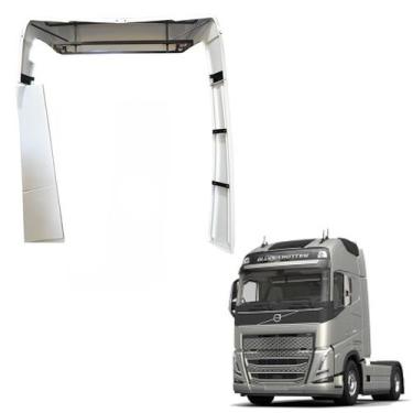 Imagem de Aerofólio Volvo Fh Globetrotter 2015 Lateral Articulado - Rodoplast