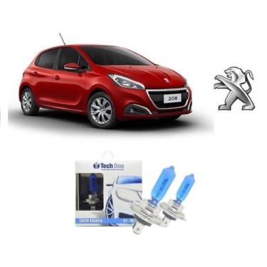 Imagem de Par de Lampadas Halogenas Modelo Super Branca para Farol Baixo H7 com 