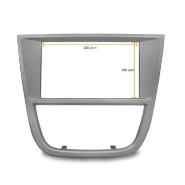 Imagem de Moldura 2 Din 7 Polegadas Gol/Voyage/Saveiro Cross/Tropper Cinza JP/CH