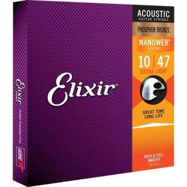 Imagem de Encordoamento Para Violão .010 Extra Light Phosphor Bronze Nanoweb 160