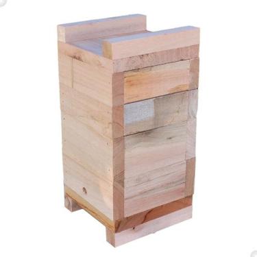 Imagem de Caixa Inpa Para Abelhas Sem Ferrão Eucalipto 3cm - Beethoven Agropet, 