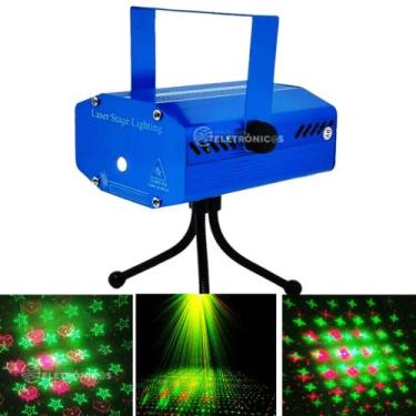 Imagem de Laser Raio Jogo De Luz Holográfico Pisca Pontilhado Coração TB1228 - L