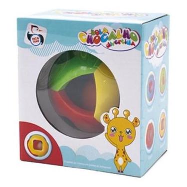 Imagem de Brinquedo Infantil Bola Chocalho Divertida Para Bebês - Pica-pau