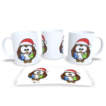 Imagem de Canecas de Porcelana Personalizadas Natal 3 - Estampa Sublimada, Mod.5