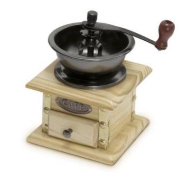 Imagem de Moedor de Café Manual Ivory Retrô 19 cm - Mimo Style - AF20211