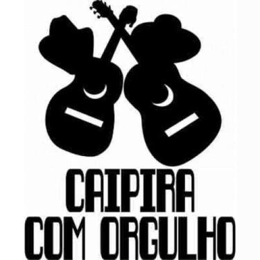 Imagem de Adesivo Caipira com Orgulho SV2091 - Preto - Selaria Vertentes