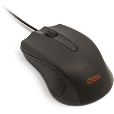 Imagem de Mouse óptico USB 800DPI 3 Botões Preto - Newex