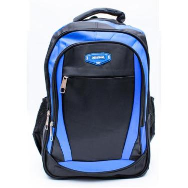 Imagem de Mochila Bolsa Escolar Faculdade Trabalho Forrada Resistente - EVERSTRO