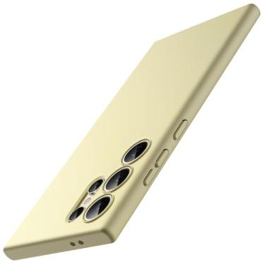 Imagem de JETech Capa Fina Fit para Samsung Galaxy S24 Ultra 5G, Proteção Total da Lente da Câmera, Case Protetora Fina de TPU Macio para Telefone, Acabamento Fosco, à Prova de Choque (Titânio Creme)