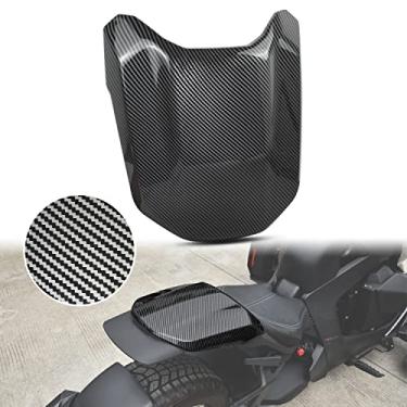 Imagem de Capa de assento mono padrão de fibra de carbono para Can-Am Ryker, SAUTVS novo design padrão de fibra de carbono mono kit de capas para todos os modelos Can Am Ryker acessórios (1 peça, substituir #219400948)