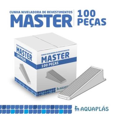 Imagem de Cunha para Nivelador Linha MASTER AQUAPLAS - 100 peças - Aquaplás