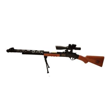Imagem de Brinquedo Sniper Plástico Md10255 Com Luz E Som - Jmd Toys