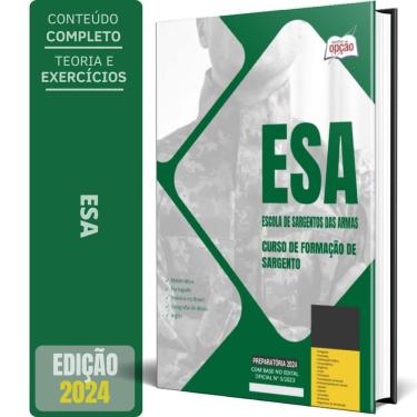 Imagem de Apostila Esa 2024 - Curso De Formação Sargento - Área Geral